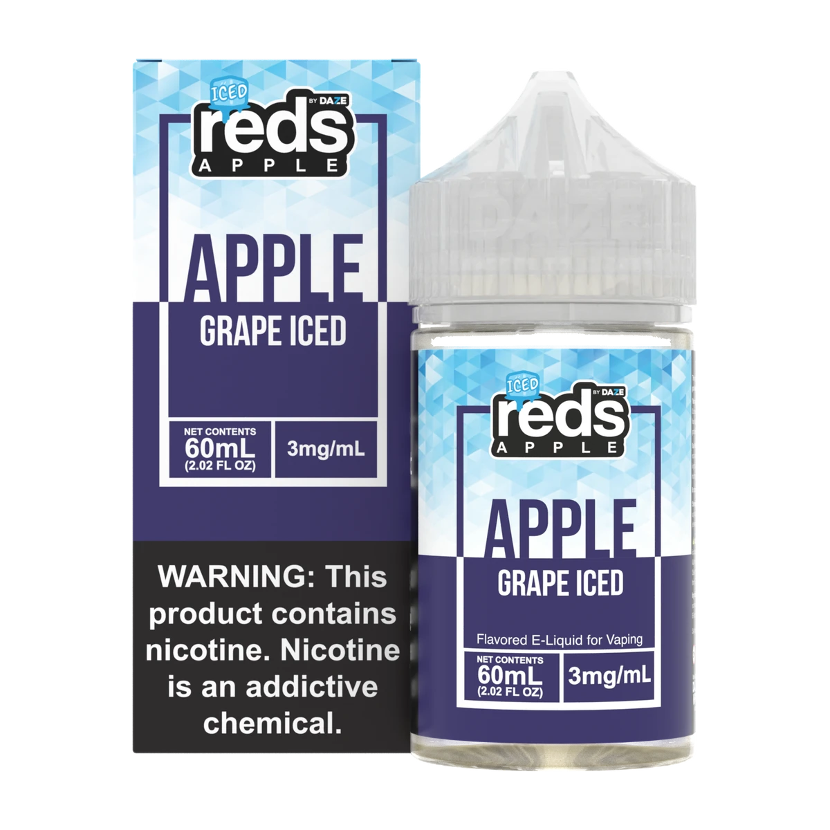 7 Daze Grape Iced by Reds Apple 60mL