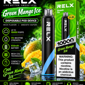 RELX Smash Go 10K Green Mango Ice 10000 Puffs