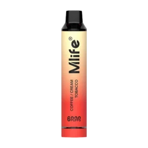 COFFEE TOBACCO ICE M LIFE DISPOSABLE 6000 PUFFS