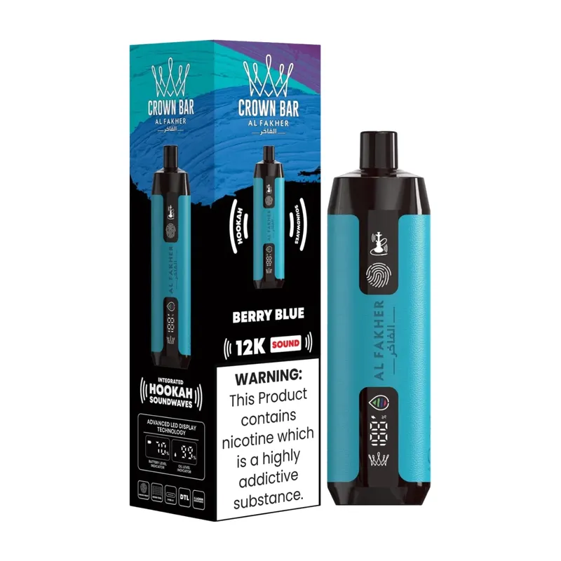 Crown Bar 12k Sound Berry Blue 50mg
