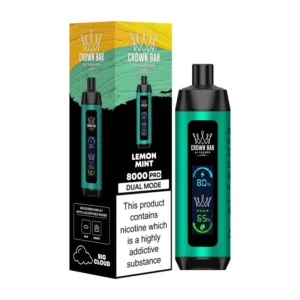 Crown Bar 8000 Pro Dual Mode Lemon Mint 50mg