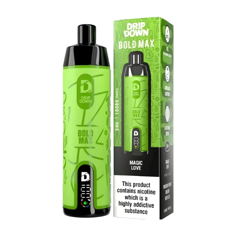 Drip Down Bold Max Magic Love 15000 Puffs 3mg
