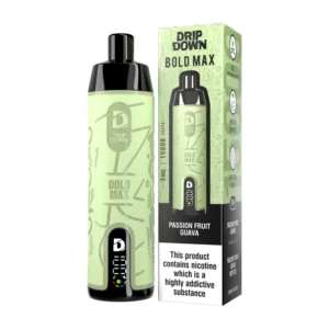Drip Down Bold Max Passion Fruit Guava 15000 Puffs 3mg