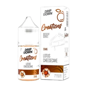 Drip Down Creations Lotus Cheesecake 30ml nic salt bottle
