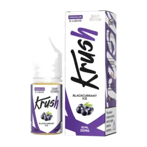 Drip Down Krush Blackcurrant Ice 30ml nic salt bottle