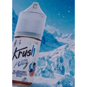 Drip Down Krush Blueberry Watermelon Kiwi Extra Freeze 30ml nic salt bottle