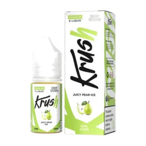 Drip Down Krush Juicy Pear Ice 30ml nic salt bottle