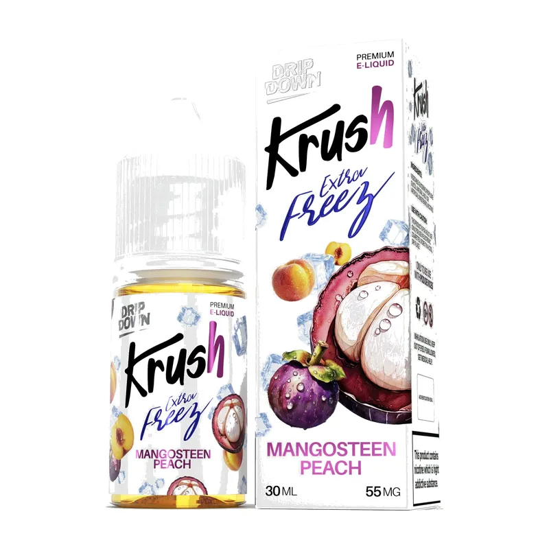 Drip Down Krush Mangosteen Peach Extra Freeze 30ml 55mg