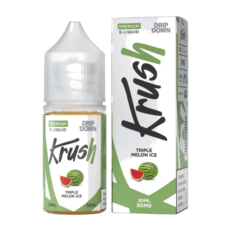 Drip Down Krush Triple Melon Ice 30ml nic salt bottle