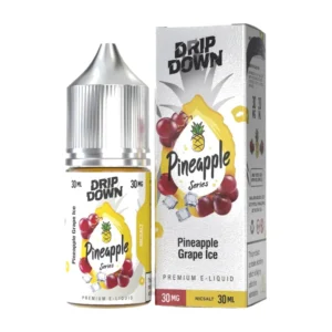 Drip Down Pineapple Series Pineapple Grape Ice 30ml nic salt bottle