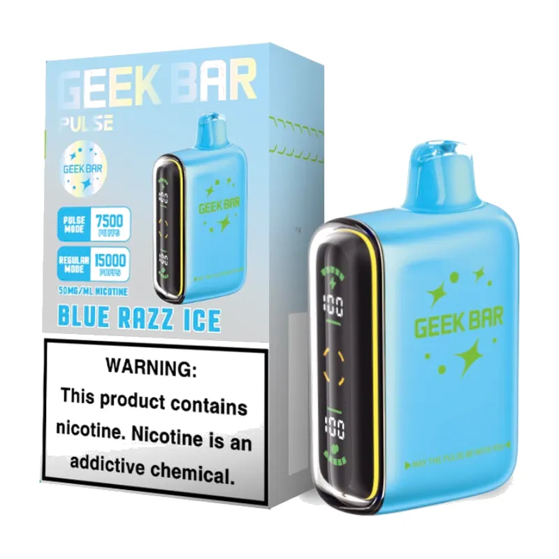 Geek Bar Pulse Blue Razz Ice 15000 Puffs 50mg