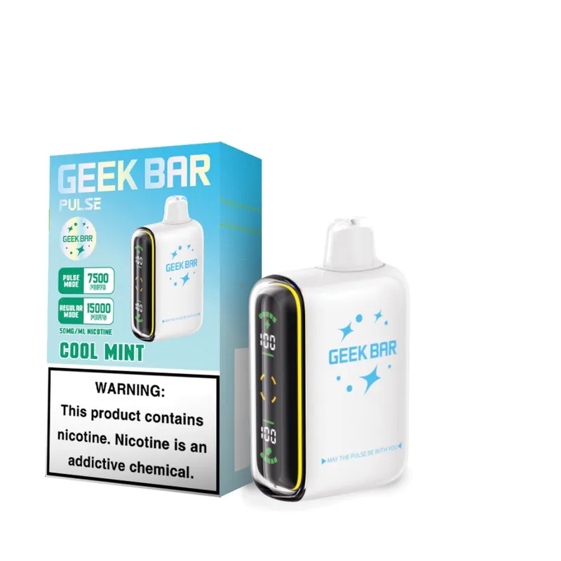 Geek Bar Pulse Cool Mint 15000 Puffs 50mg