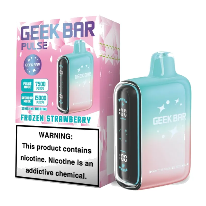 Geek Bar Pulse Frozen Strawberry 15000 Puffs 50mg