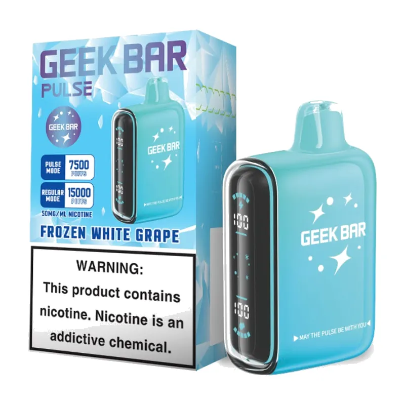 Geek Bar Pulse Frozen White Grape 15000 Puffs 50mg