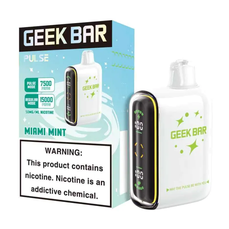 Geek Bar Pulse Miami Mint 15000 Puffs 50mg