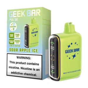 Geek Bar Pulse Sour Apple Ice 15000 Puffs 50mg