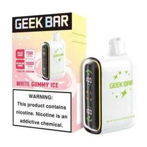 Geek Bar Pulse White Gummy Ice 15000 Puffs 50mg