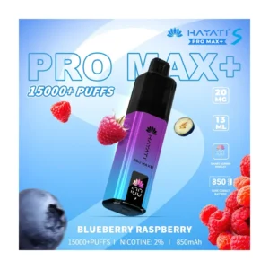 Hayati Pro Maxplus Blueberry Raspberry 15000 Puffs 20mg
