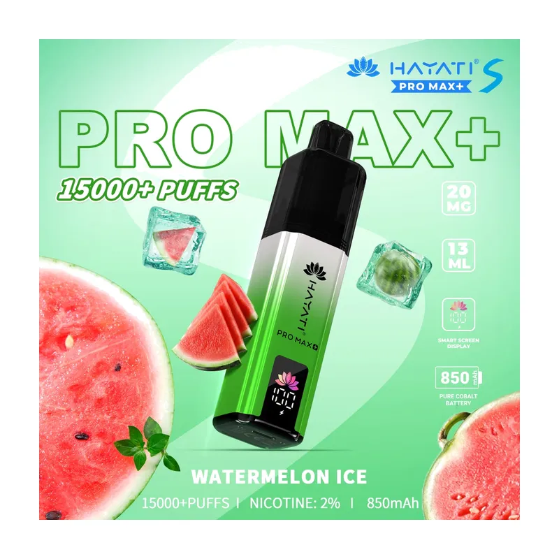 Hayati Pro Maxplus Watermelon Ice 15000 Puffs 20mg