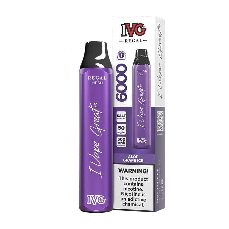 Ivg Regal 6000 Aloe Grape Ice 50mg