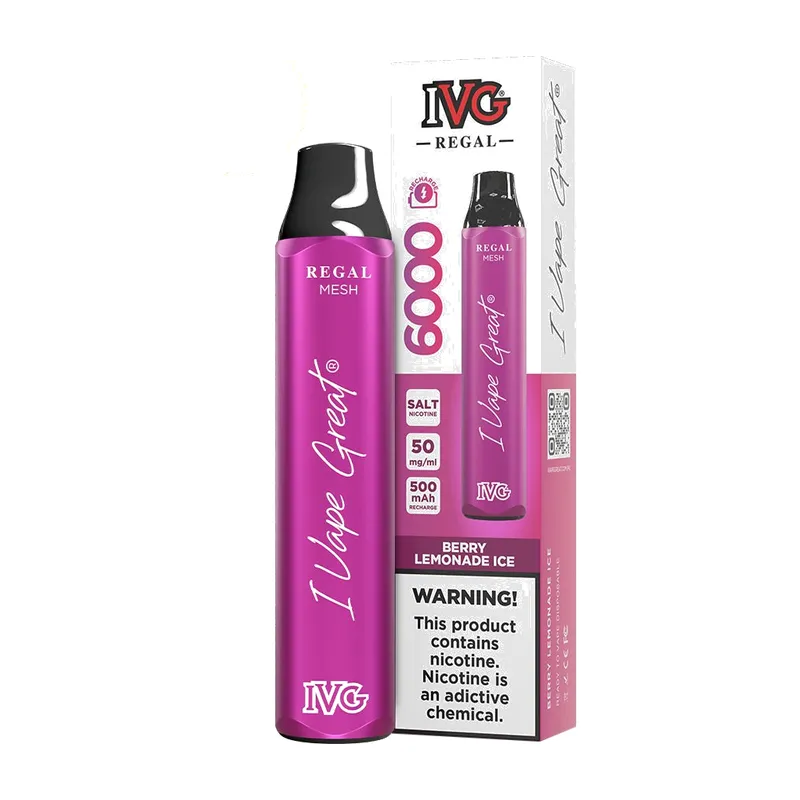 Ivg Regal 6000 Berry Lemonade Ice 50mg