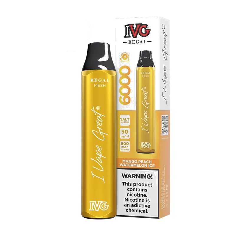 Ivg Regal 6000 Mango Peach Watermelon Ice 50mg