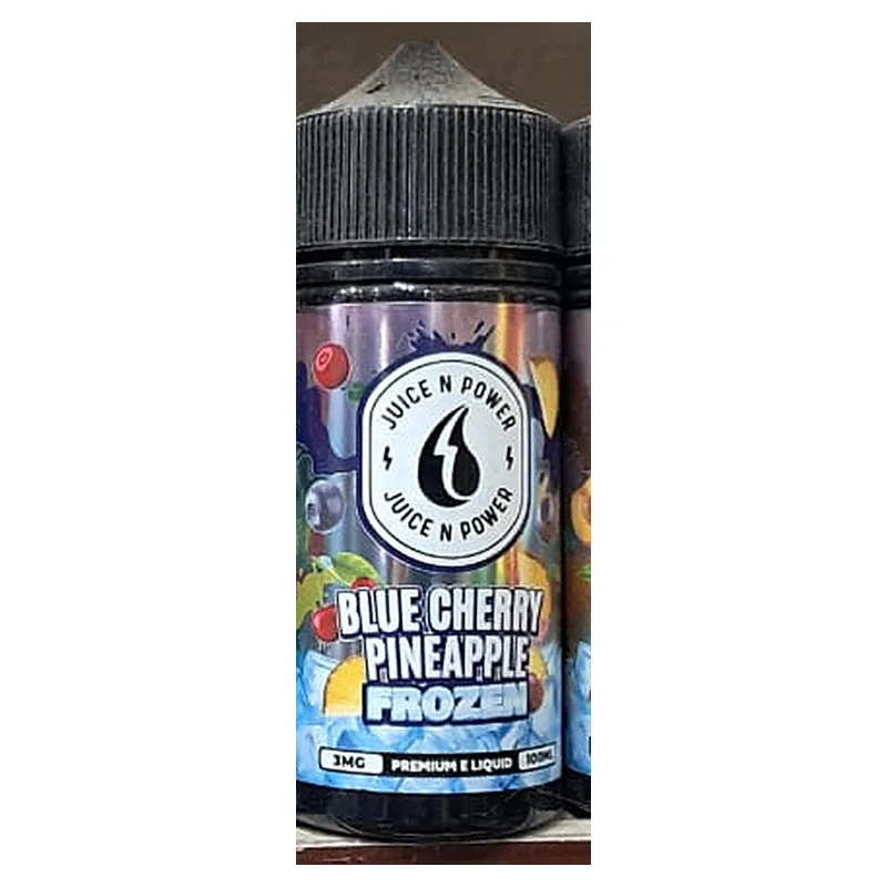 Juice N Power Blue Cherry Pineapple Frozen 100ml 3mg E-Liquid