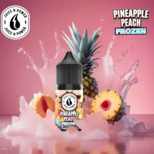 Juice N Power Pineapple Peach Frozen 100ml Poster