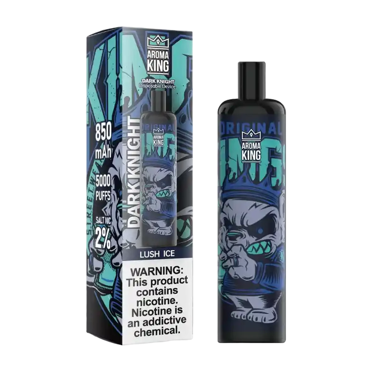 Lush Ice Dark Knight Aroma King Disposable Vape 5000 Puffs