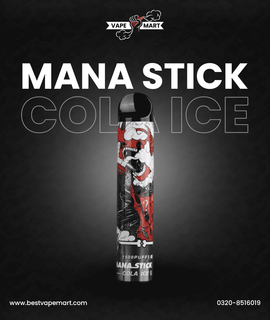 Mana Stick Pro 1500 Puffs Cola Ice