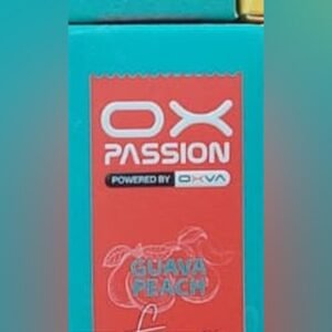 OX Passion Guava Peach Freeze 30ml 55mg Nic Salt pack