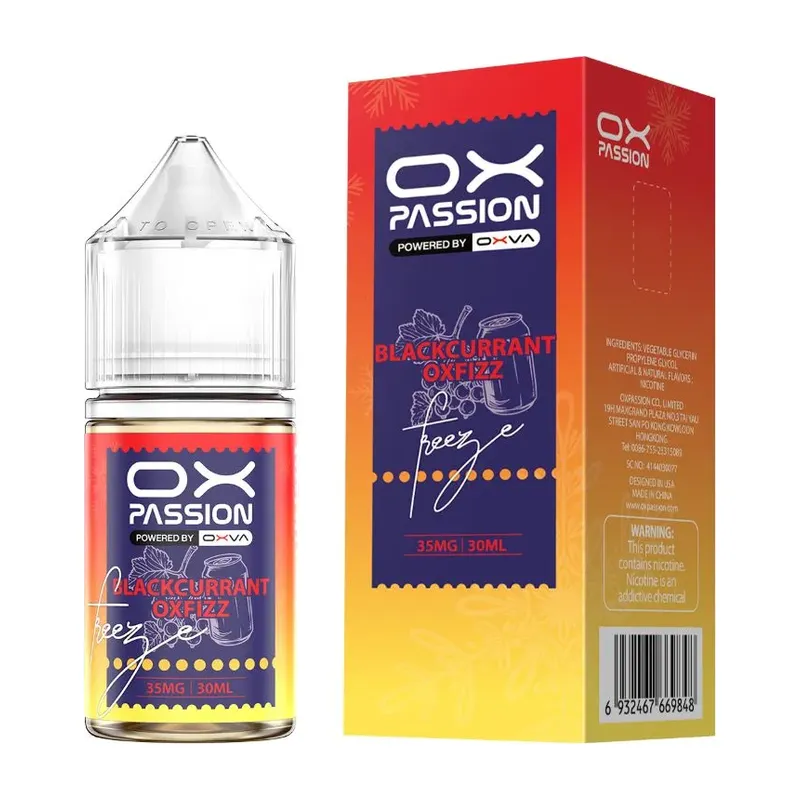 OX Passion Blackcurrant Oxfizz Freeze 30ml 35mg Nic Salt