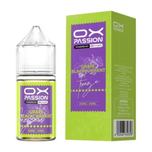OX Passion Grape Blackcurrant Freeze 30ml 55mg Nic Salt