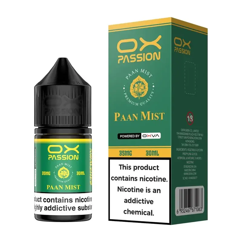 OX Passion Paan Mist Freeze 30ml 35mg Nic Salt