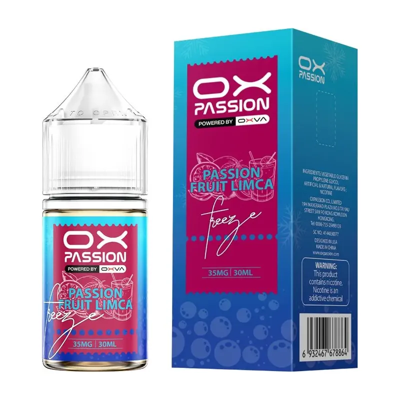 OX Passion Passionfruit Limca Freeze 30ml 35mg Nic Salt