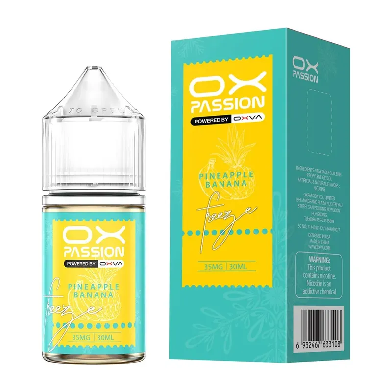 OX Passion Pineapple Banana Freeze 30ml 55mg Nic Salt