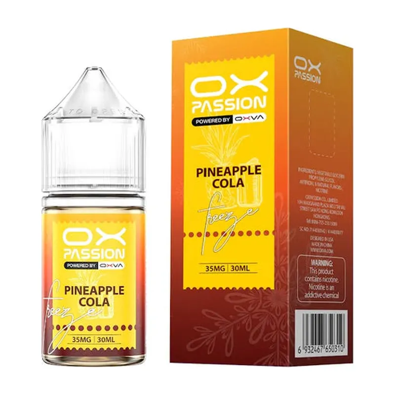 OX Passion Pineapple Cola Freeze 30ml 55mg Nic Salt