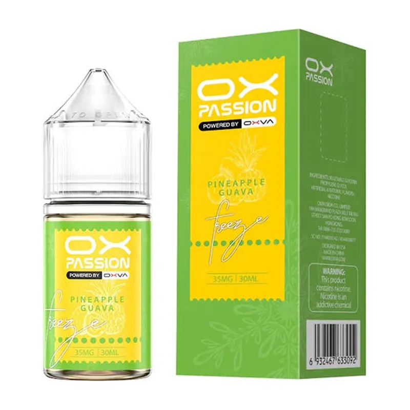 OX Passion Pineapple Guava Freeze 30ml 35mg Nic Salt