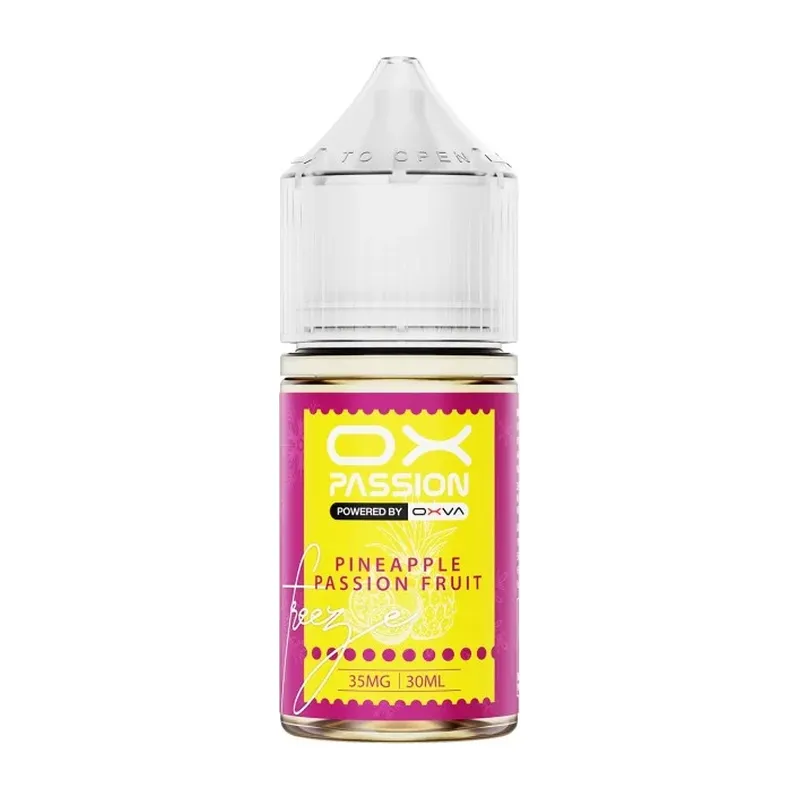 OX Passion Pineapple Passion Fruit Freeze 30ml 35mg Nic Salt