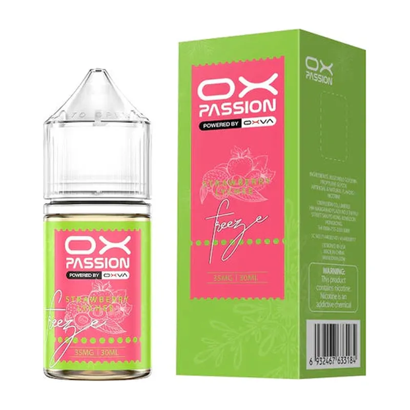 OX Passion Strawberry Lychee Freeze 30ml 55mg Nic Salt