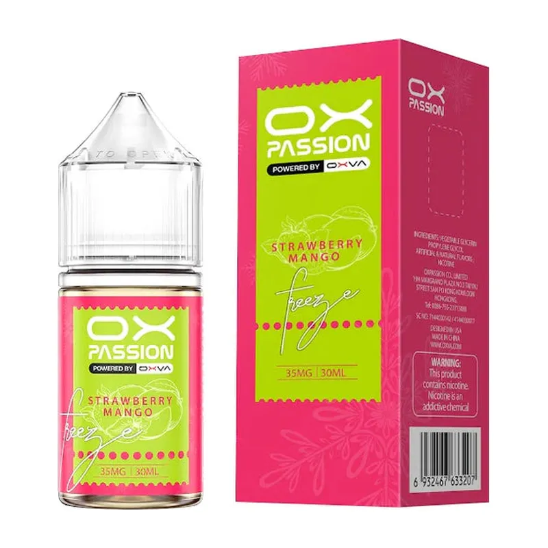 OX Passion Strawberry Mango Freeze 30ml 35mg Nic Salt