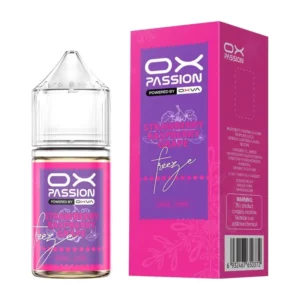 OX Passion Strawberry Raspberry Grape Freeze 30ml 35mg Nic Salt