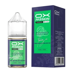 OX Passion Watermelon Bubble Gum Freeze 30ml 55mg Nic Salt