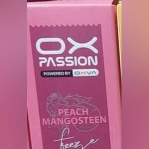 OX Passion Peach Mangosteen Freeze 30ml 35mg Nic Salt pack