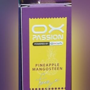 OX Passion Pineapple Mangosteen Freeze 30ml 35mg Nic Salt pack