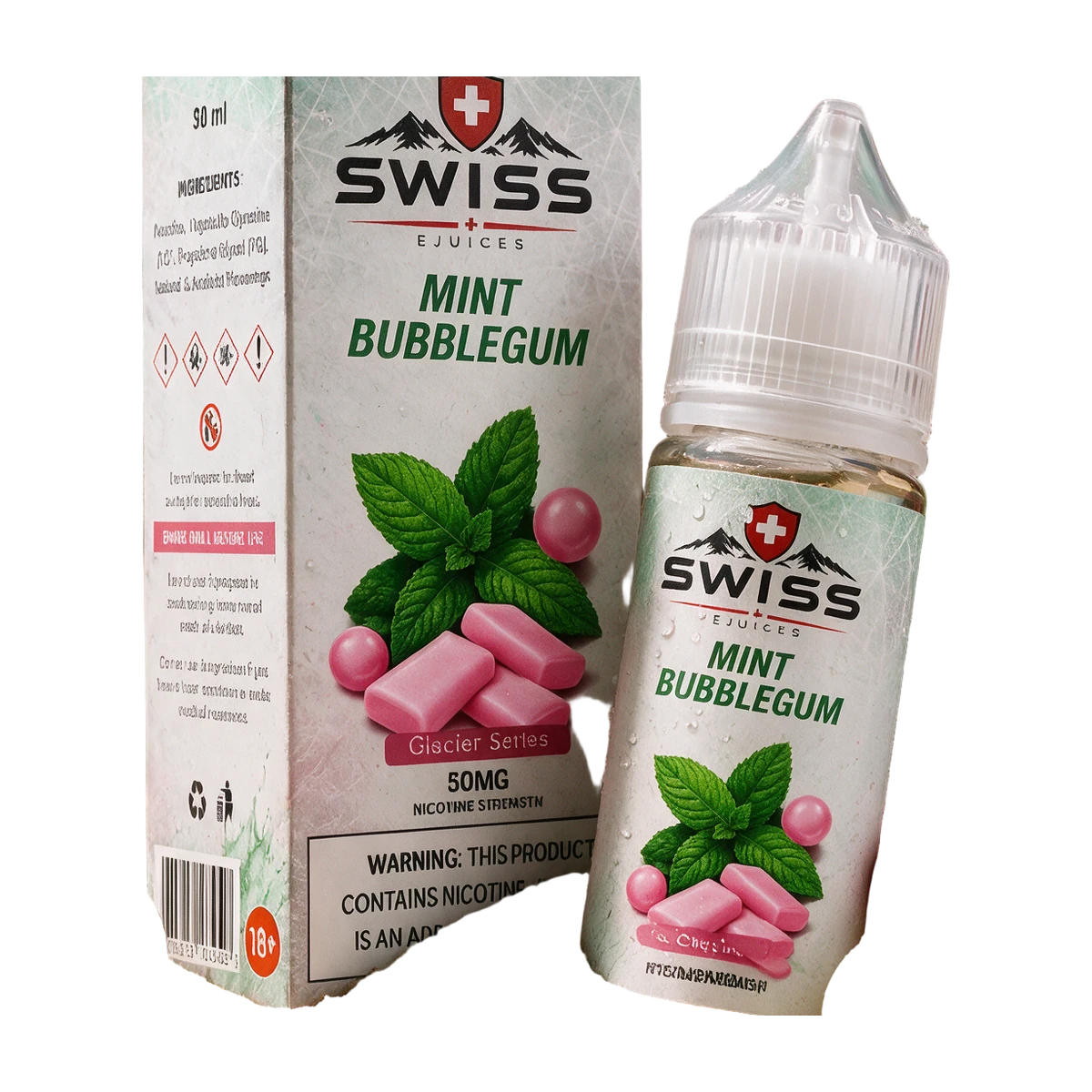 Swiss Mint Bubblegum 30ml 50mg
