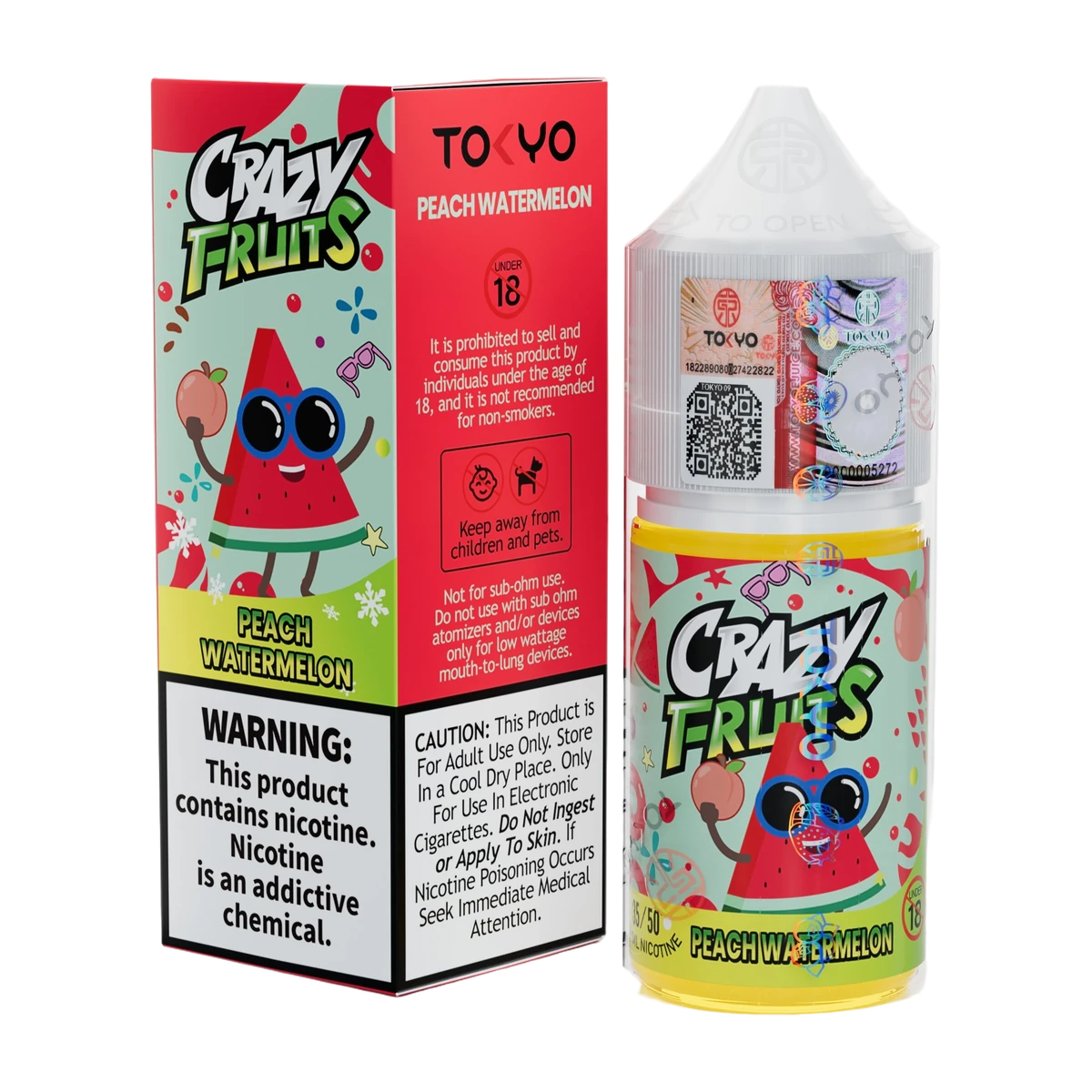 TOKYO CRAZY FRUIT PEACH WATERMELON 30ML