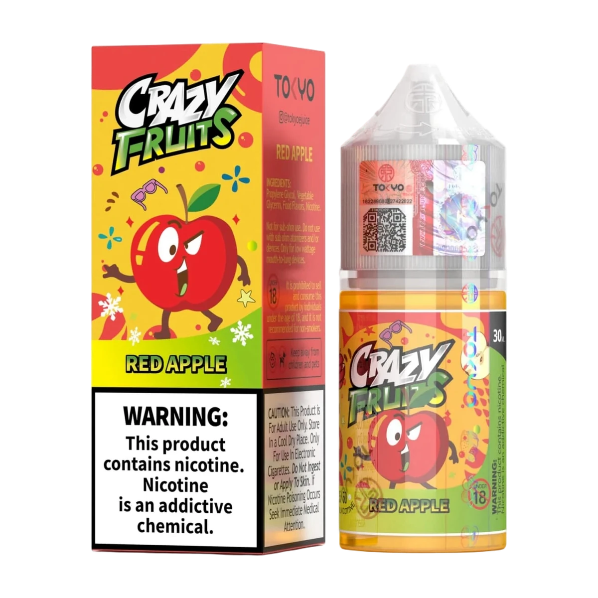 TOKYO CRAZY FRUIT RED APPLE 30ML
