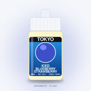 Tokyo Iced Blueberry Strawberry 30ml nicotine salt e-liquid bottle