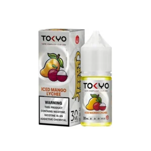 Tokyo Iced Mango Lychee 30ml nicotine salt e-liquid bottle